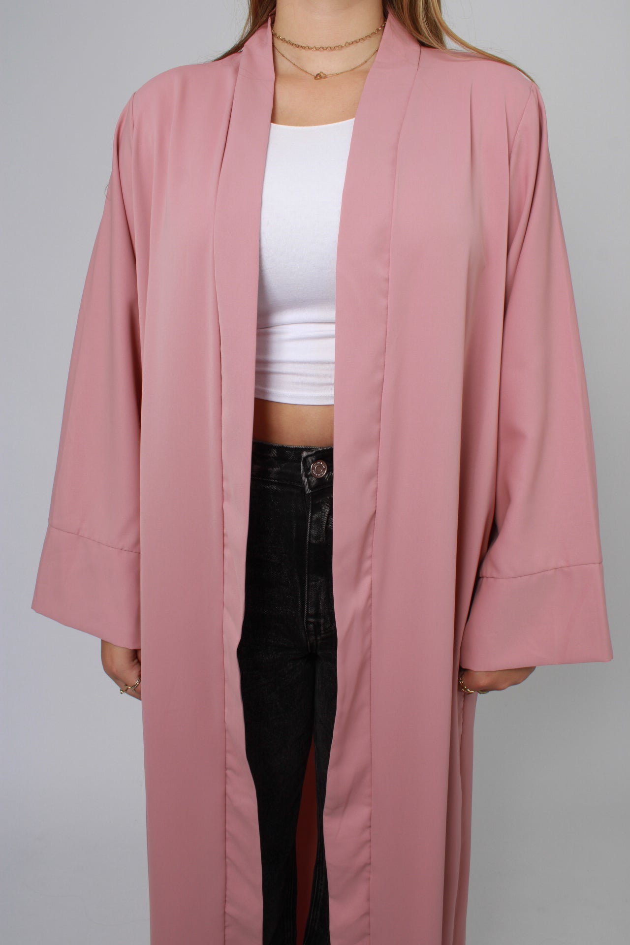 SILKY KIMONO - PINK