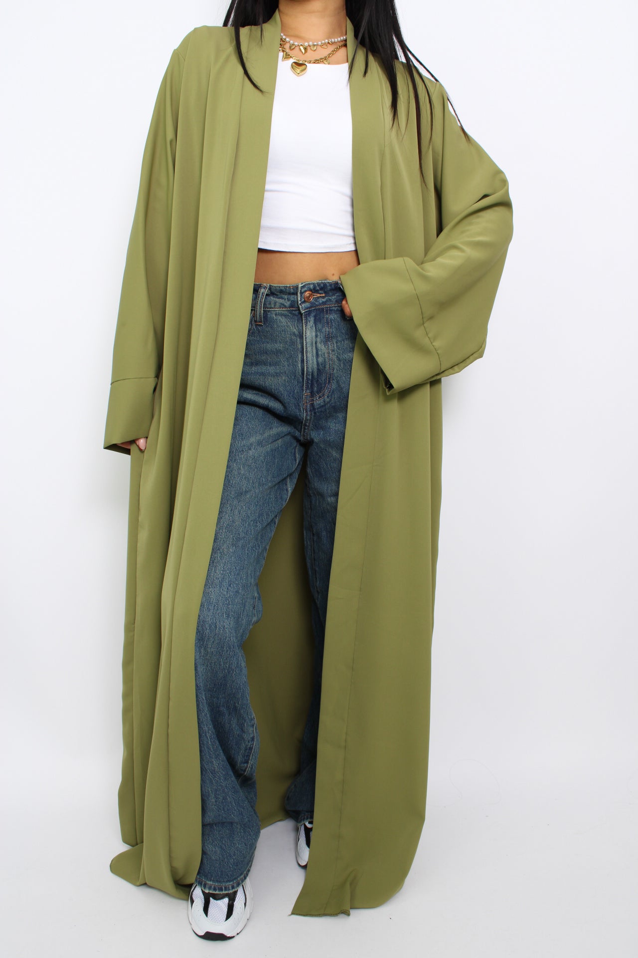 SILKY KIMONO - PISTACHE