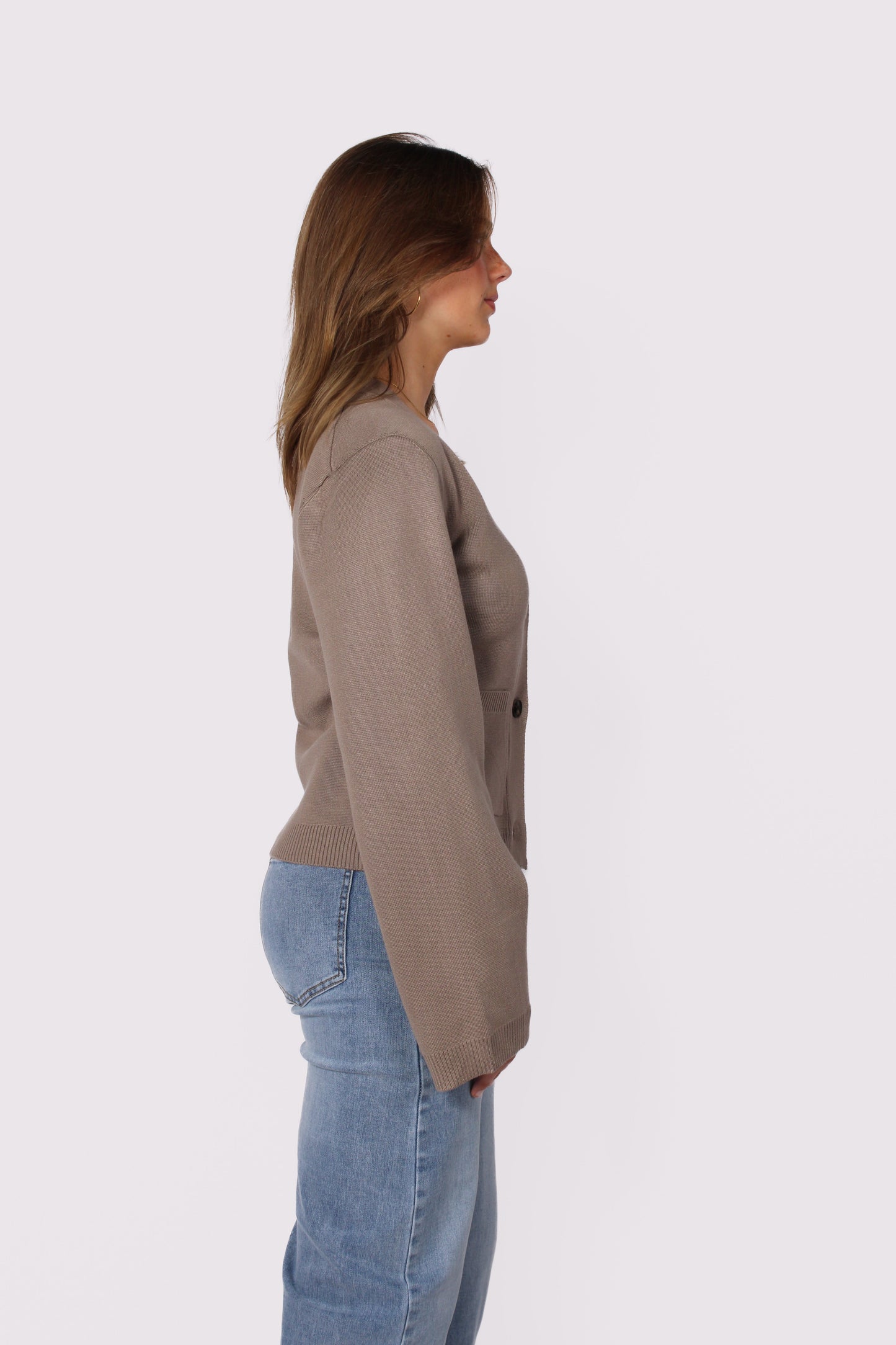 CARDIGAN 5034 - TAUPE