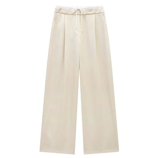 Casual hoge taille pantalon