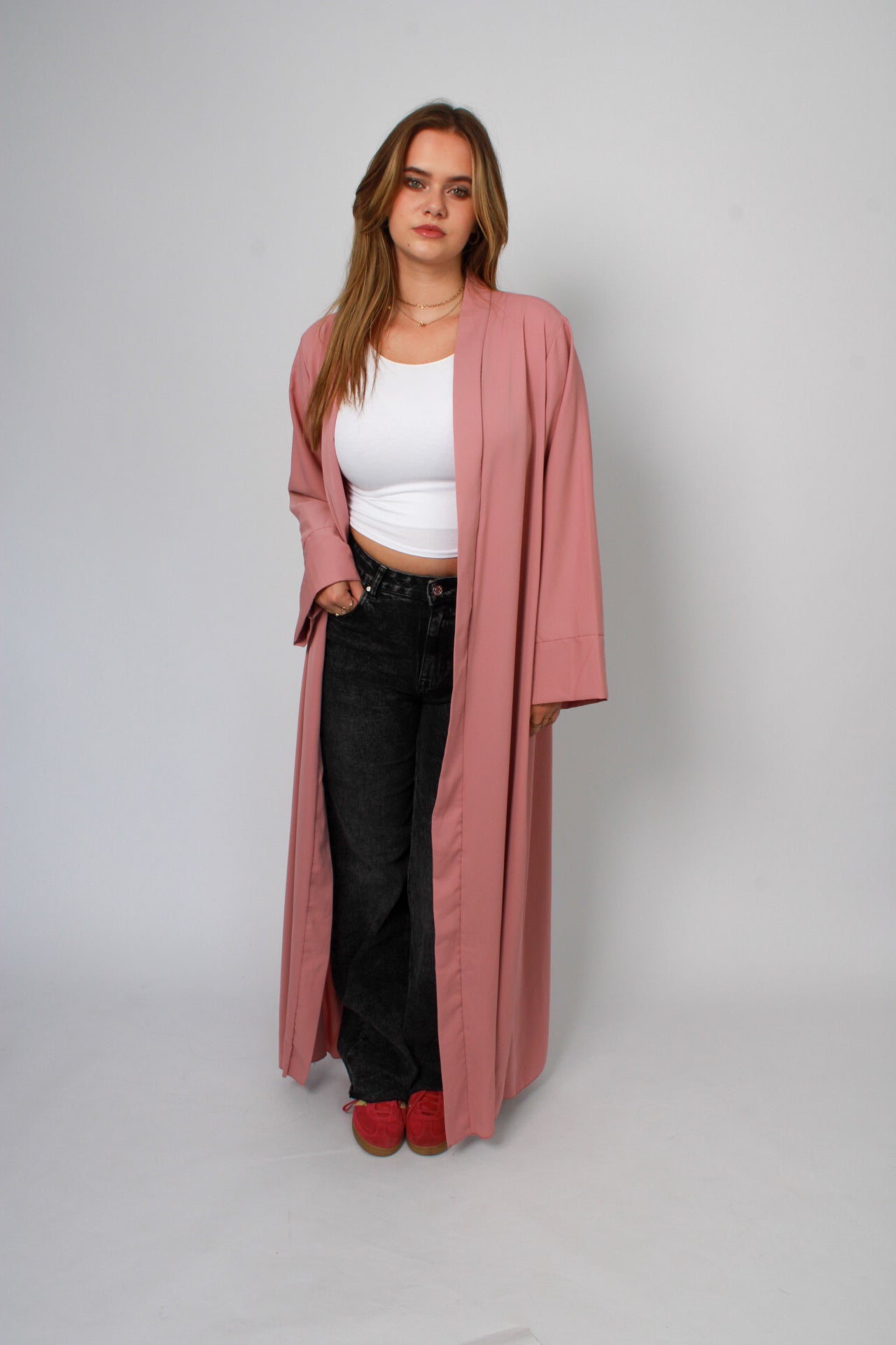 SILKY KIMONO - PINK
