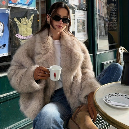 Faux Fur Street Luxe Coat