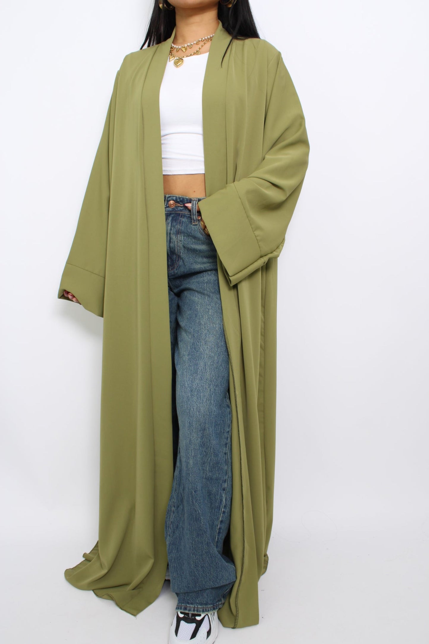 SILKY KIMONO - PISTACHE