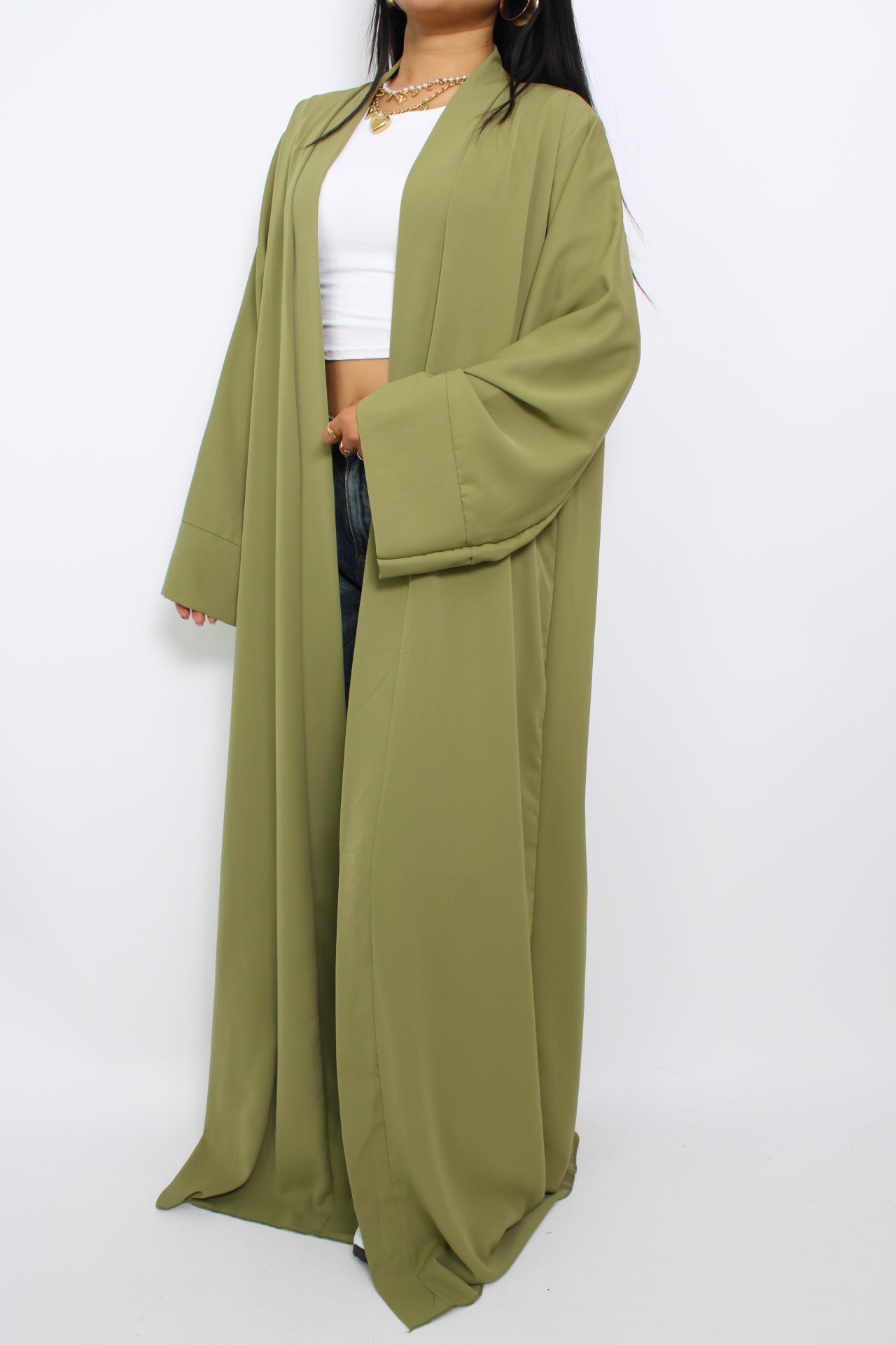 SILKY KIMONO - PISTACHE