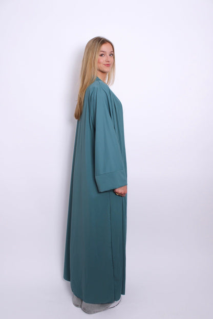 SILKY KIMONO - GREENBLUE
