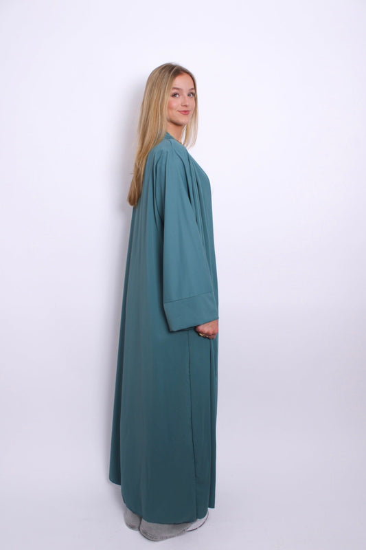 SILKY KIMONO - GREENBLUE