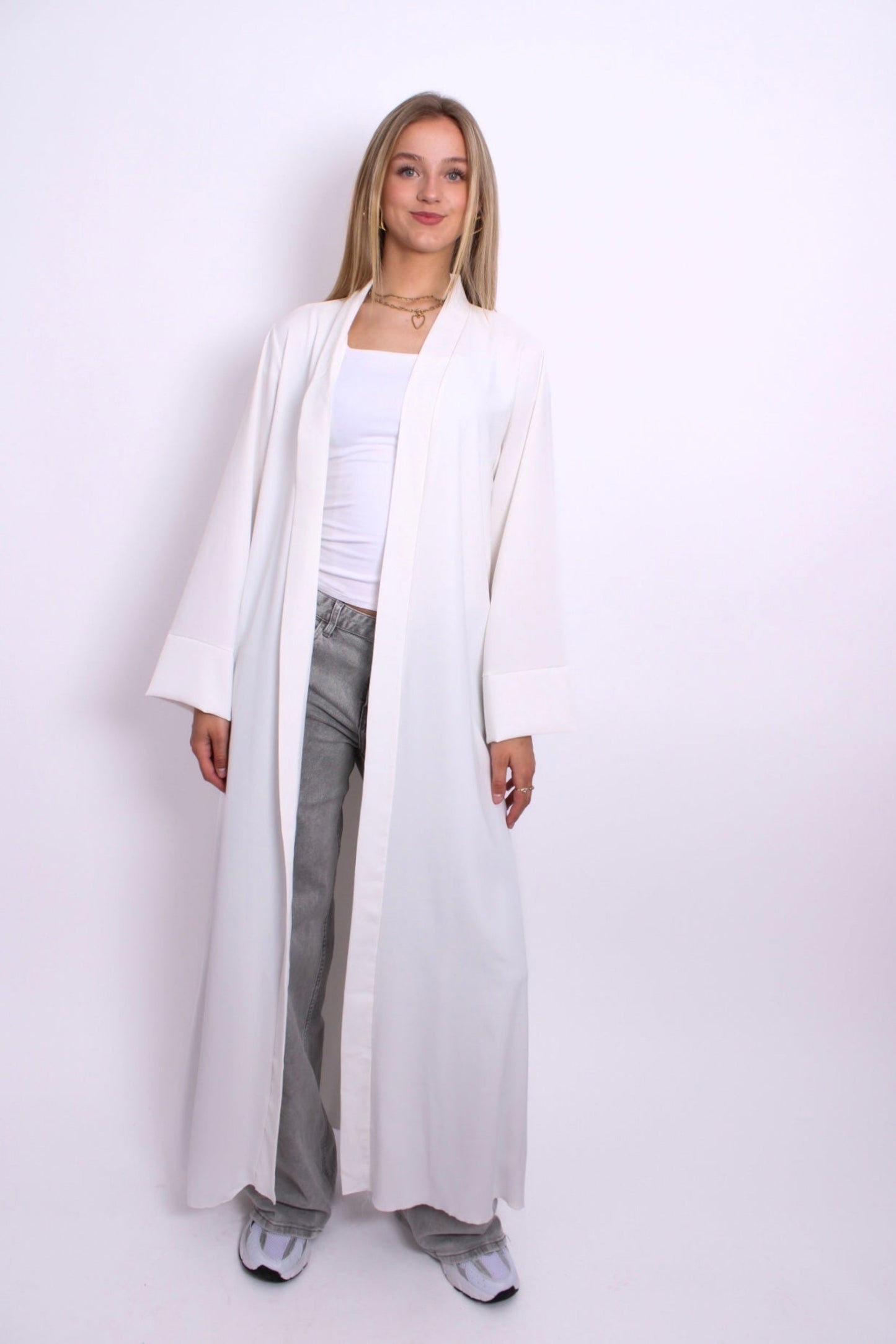 SILKY KIMONO - WHITE