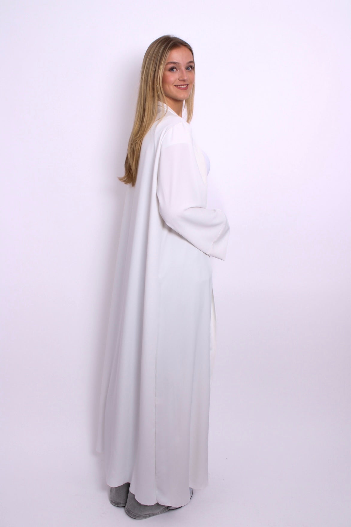 SILKY KIMONO - WHITE