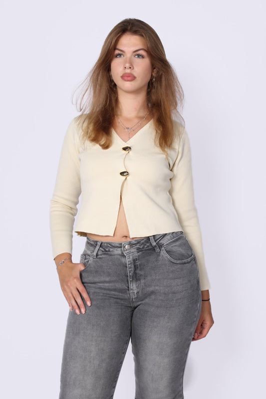 CARDIGAN 22202 - ECRU