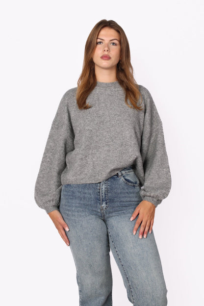 AMBER KNIT - GREY