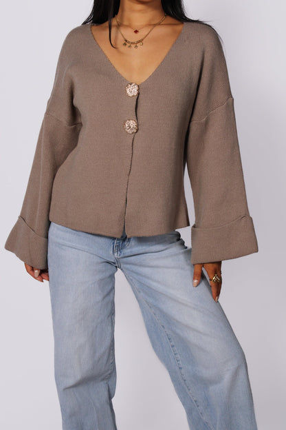 FAY SWEATER - TAUPE