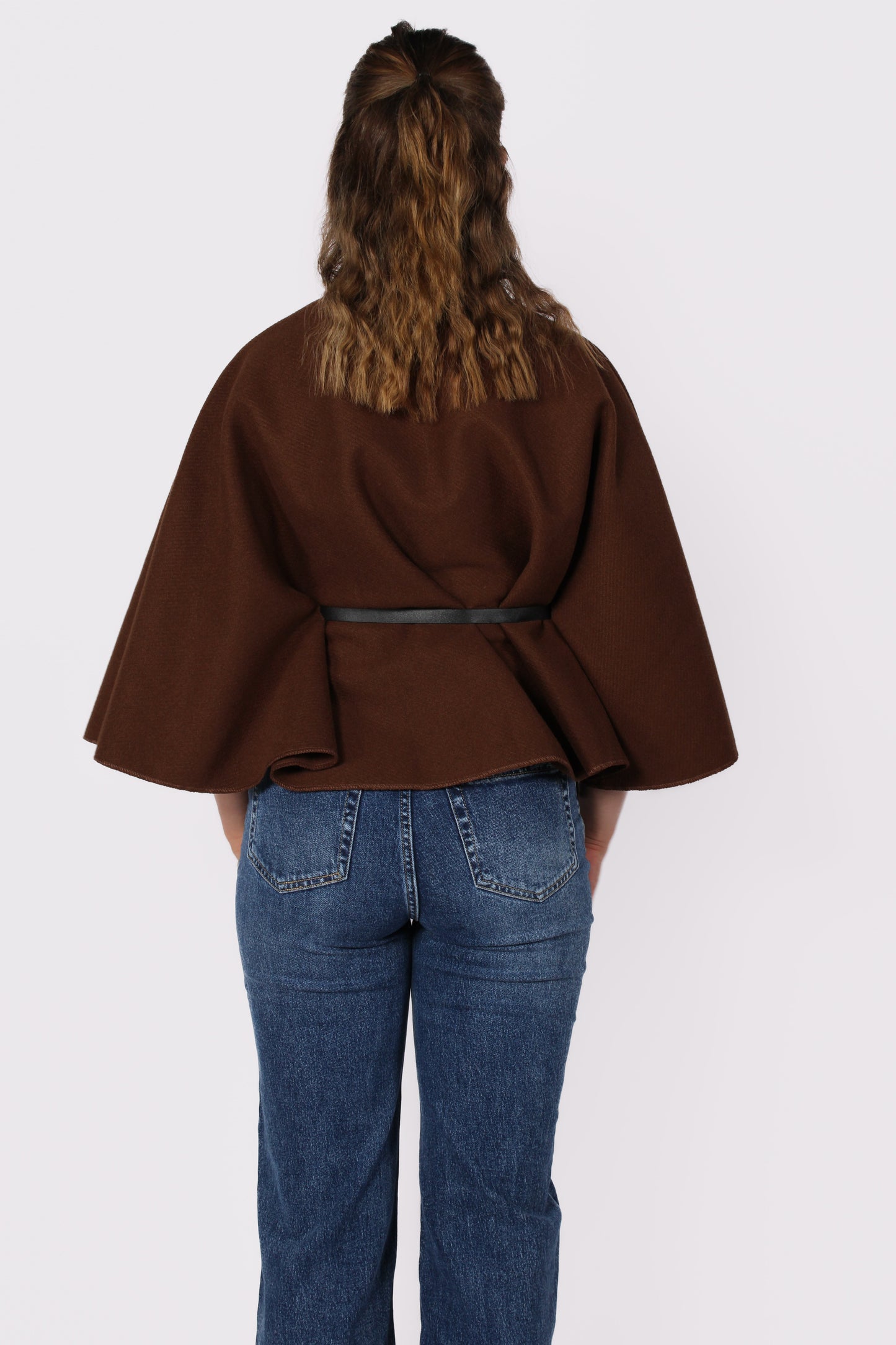 PONCHO - BROWN