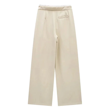 Casual hoge taille pantalon