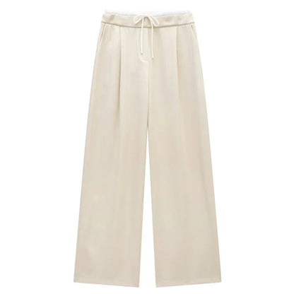 Casual hoge taille pantalon