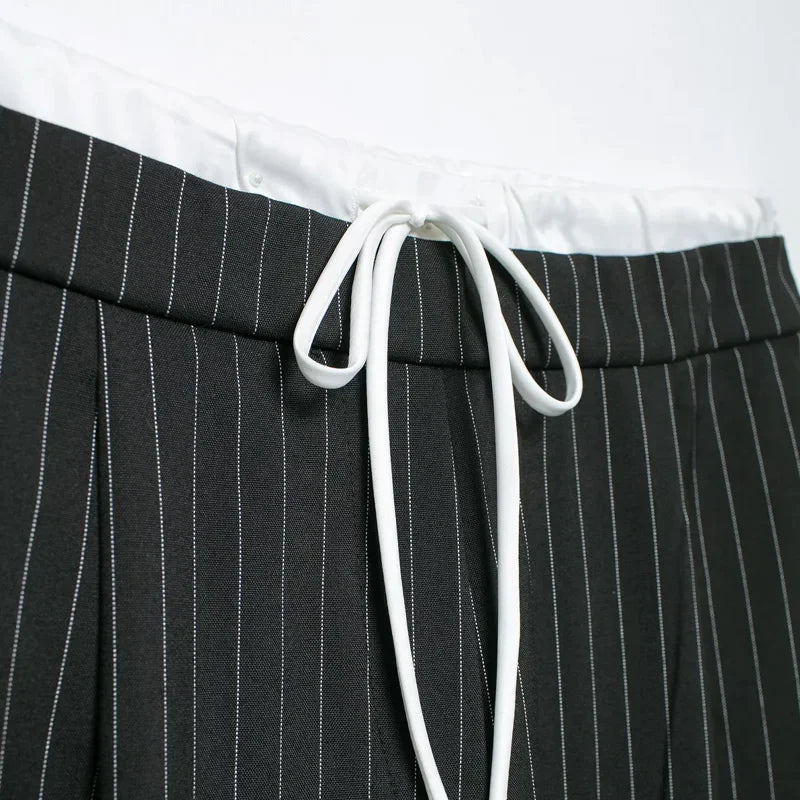 Casual hoge taille pantalon