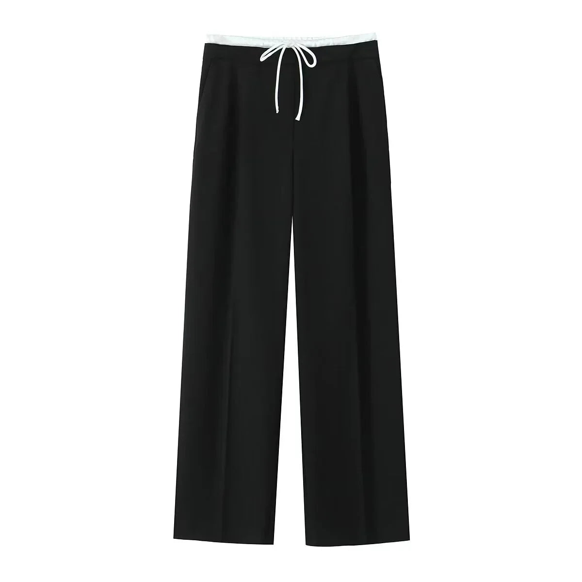Casual hoge taille pantalon