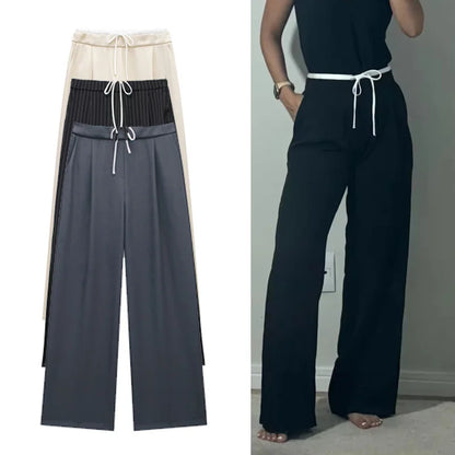 Casual hoge taille pantalon