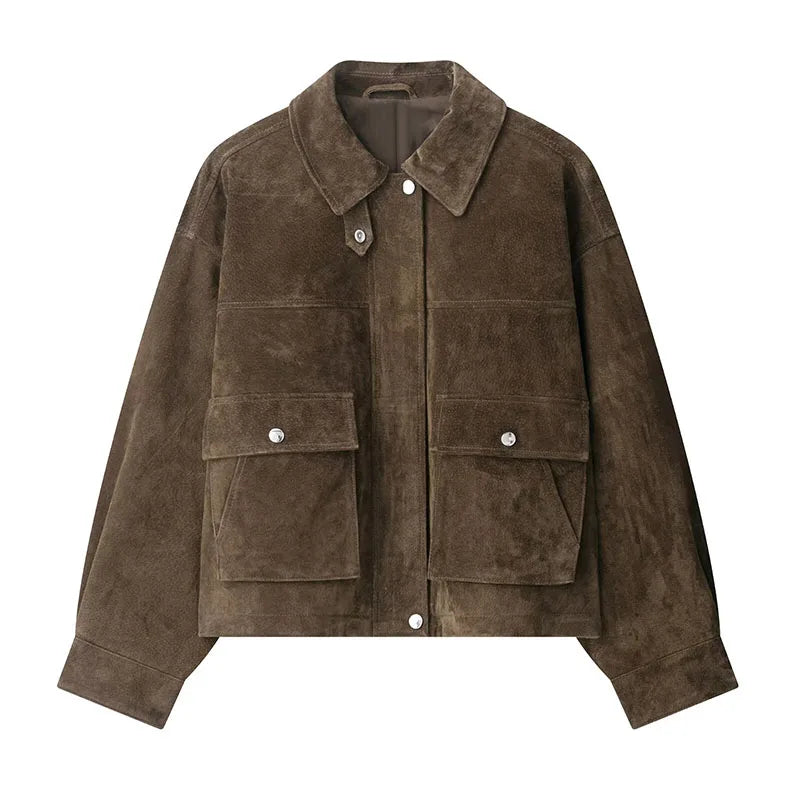 Suède Look Jas – Warm & Elegant