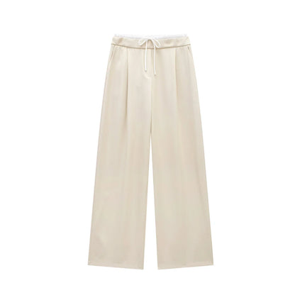 Casual hoge taille pantalon