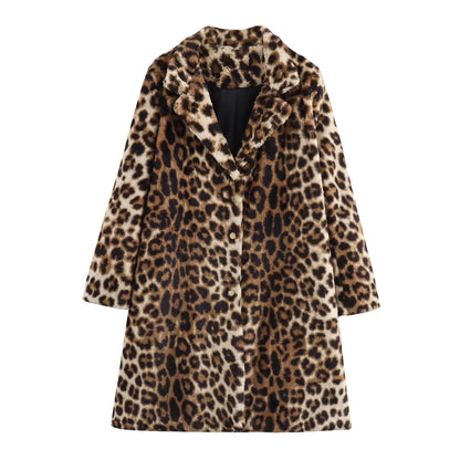 Leopard Elegance | Winterjas