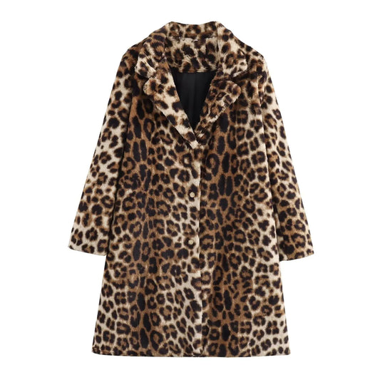 Leopard Elegance | Winterjas