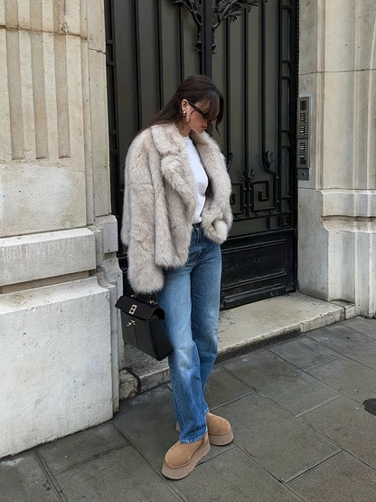 Faux Fur Street Luxe Coat