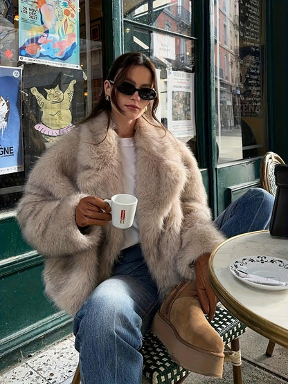 Faux Fur Street Luxe Coat