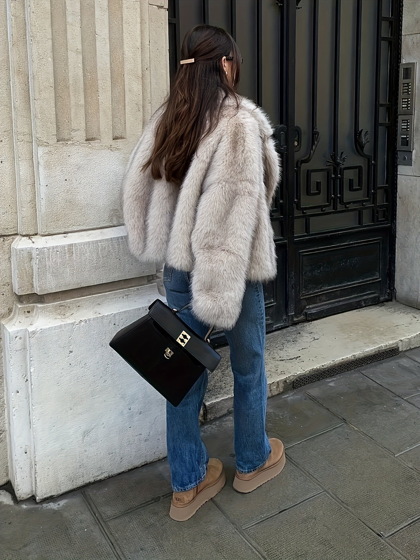 Faux Fur Street Luxe Coat