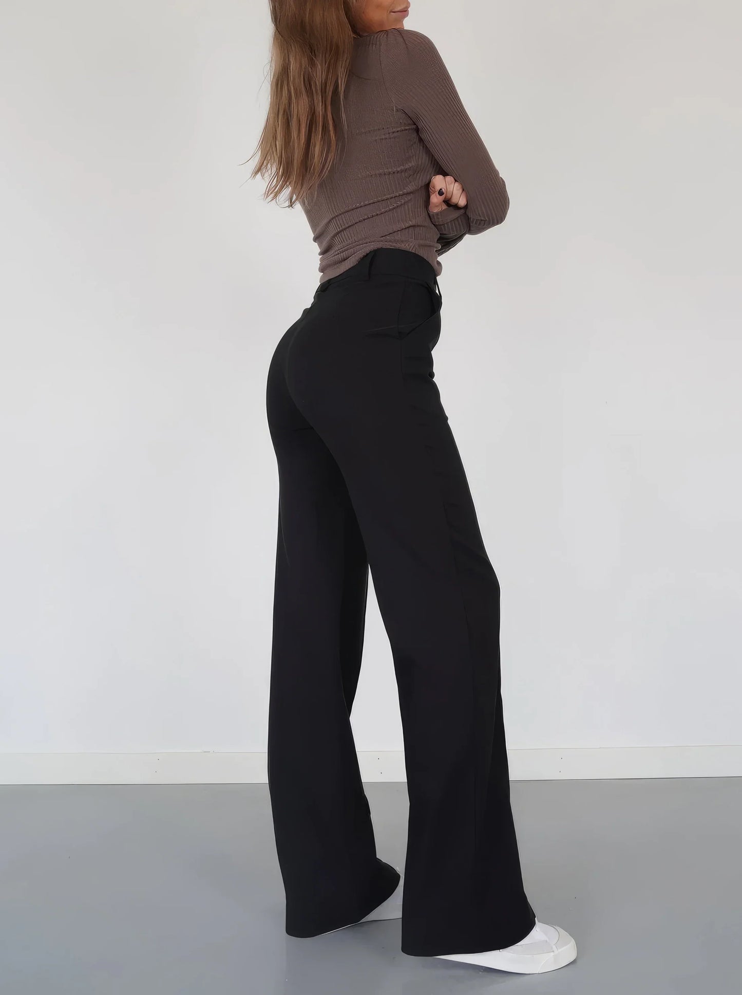 Luna | Pantalon met Wijde Pijpen